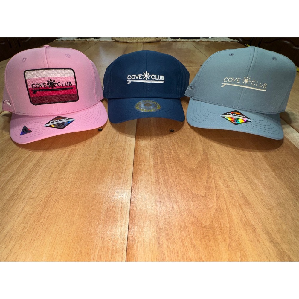 Pukka‎ Vimhue Cove Club Sun Protection Hats 
Set of 3 Pink Blue
